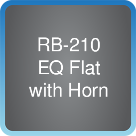 RB-210 EQ Flat with Horn